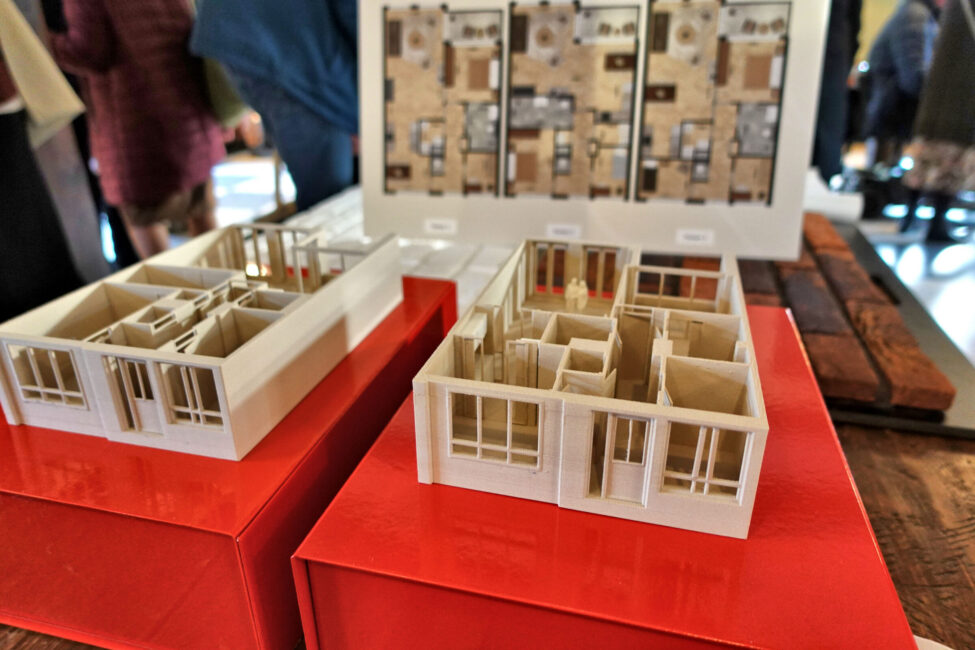 Maquette appartementen Lindehove