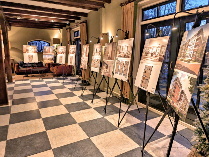 Impressies op schildersezels