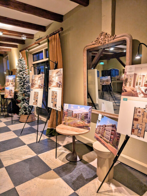 Impressies op schildersezels