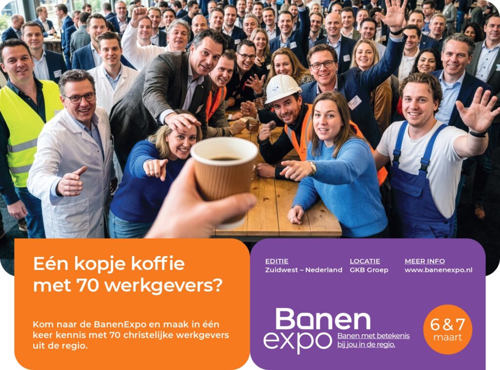 Advertentie regionaal loopbaanevent BanenExpo