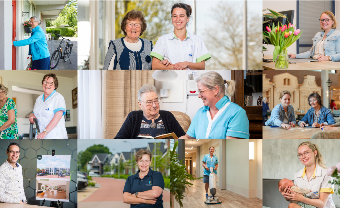 Fotocollage organisaties Cedrah en RST